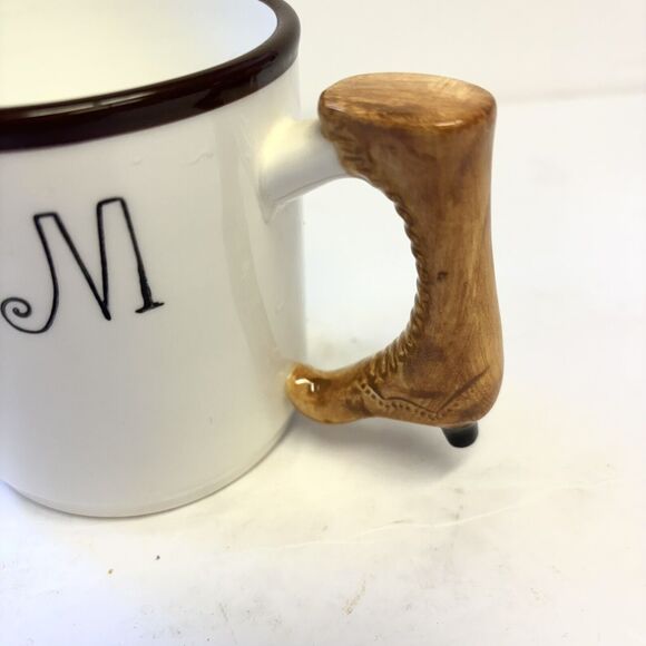 Vintage Lefton Mom & Dad Mugs Boot & Pipe Handles Novelty Cups - Picture 2 of 10